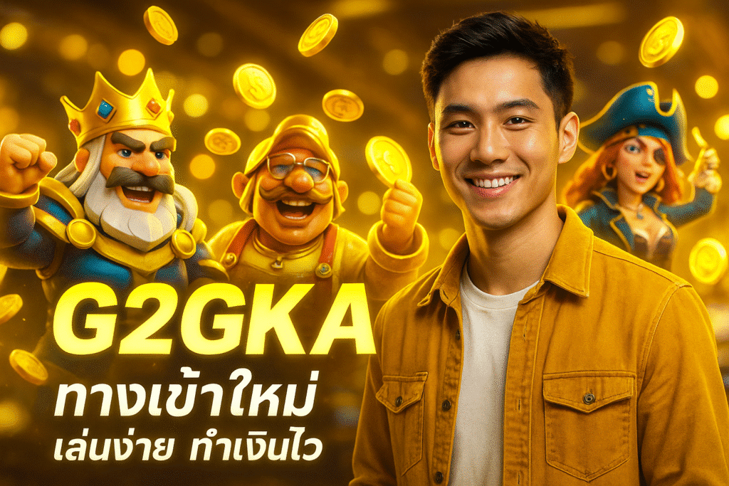 G2GKA ทางเข้าใหม่ เล่นง่าย ทำเงินไว