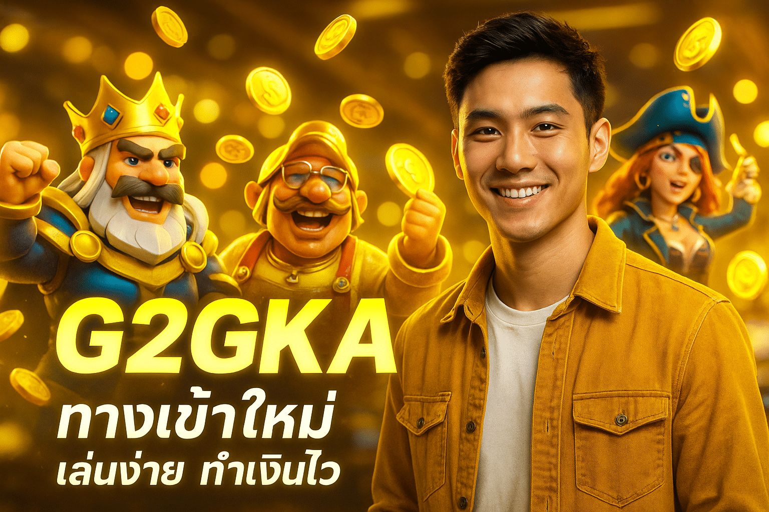 G2GKA ทางเข้าใหม่ เล่นง่าย ทำเงินไว