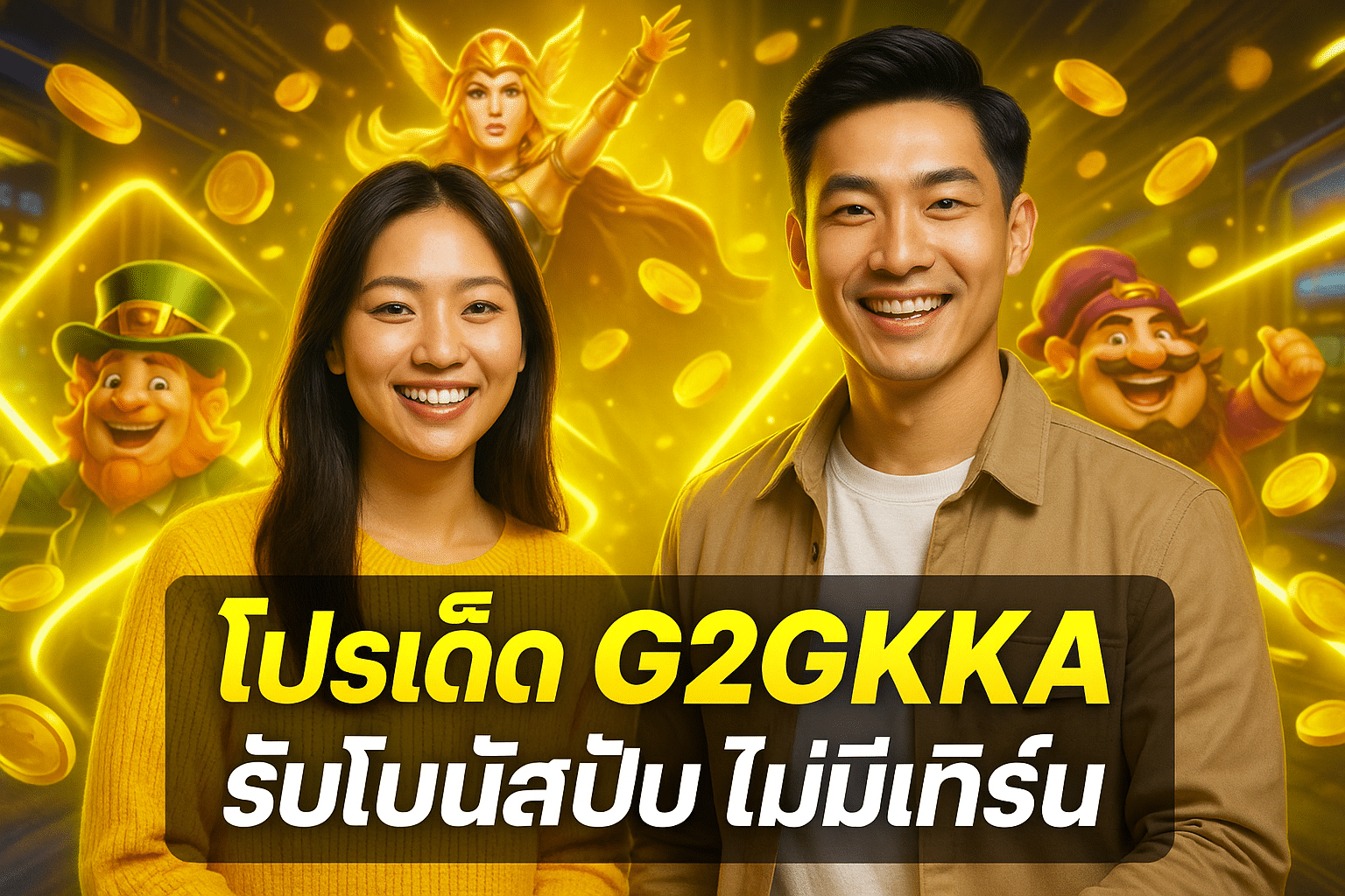 โปรเด็ด G2GKA รับโบนัสปั๊บ ไม่มีเทิร์น