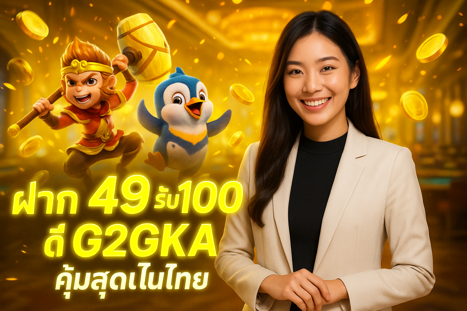ฝาก 49 รับ 100 ที่ G2GKA คุ้มสุดในไทย