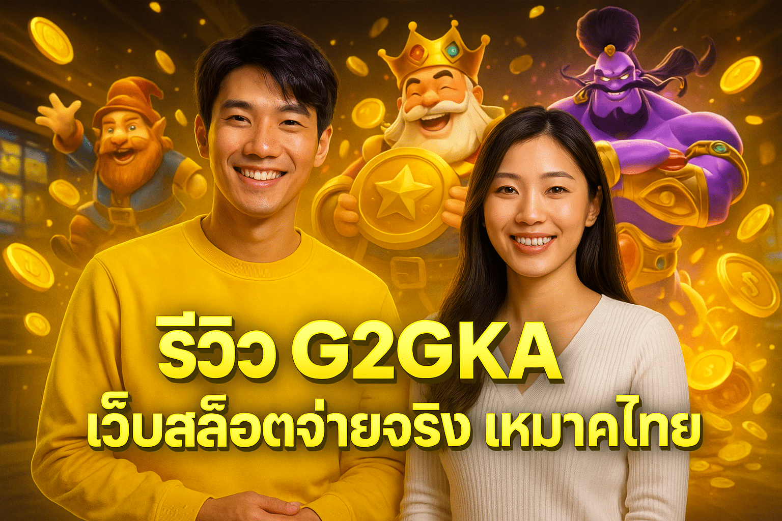 รีวิว G2GKA เว็บสล็อตจ่ายจริง เหมาะคนไทย