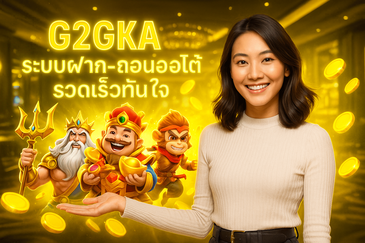 G2GKA ระบบฝาก-ถอนออโต้ รวดเร็วทันใจ